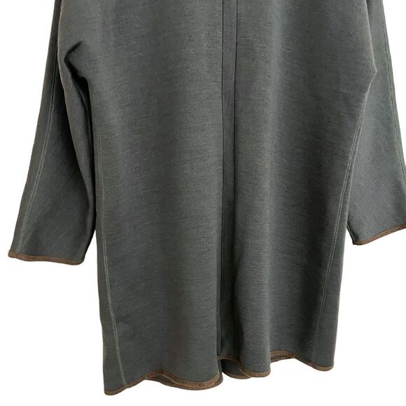 Soft Surroundings Open Front Wool Blend Sweater Coat - Picture 6 of 7